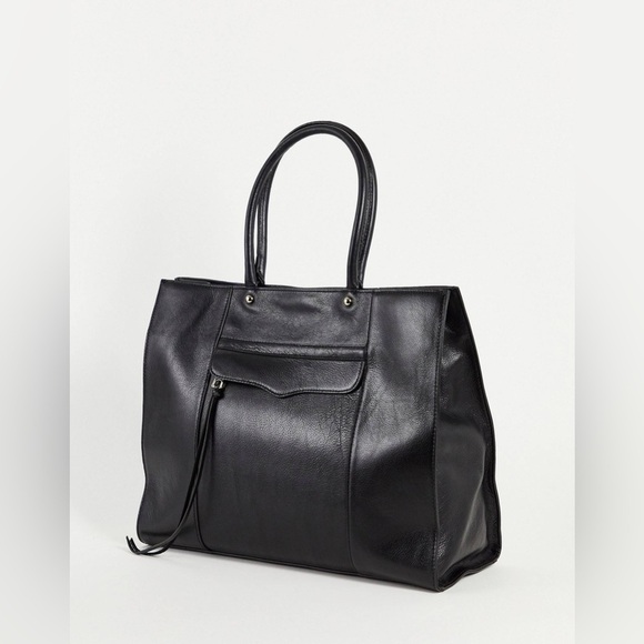 Rebecca Minkoff Handbags - Rebecca Minkoff | 100% Leather Top Handle Medicine Bag Black Classic Tote